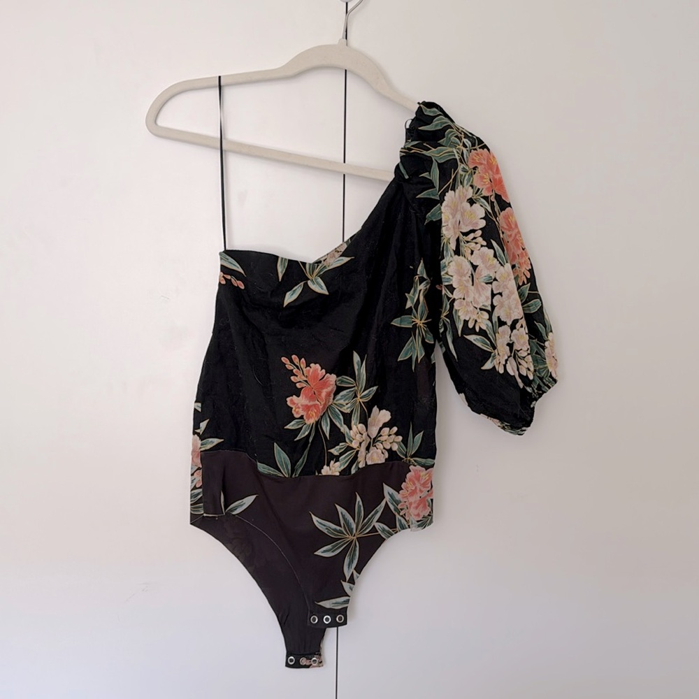 ZARA Floral Off-Shoulder Bodysuit - S - Picture 3 of 8